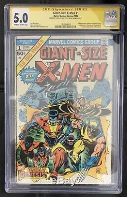 Giant-Size X-Men #1, CGC, SS, Signed By Stan Lee & Len Wein
