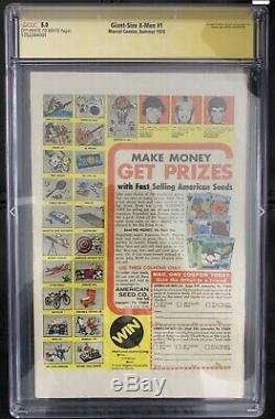 Giant-Size X-Men #1 CGC SS Signed By Stan Lee & Len Wein Marvel Signature Series
