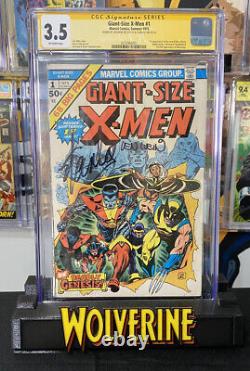 Giant Size X-Men #1 Signed x2 Stan Lee & Lein Wein CGC 3.5 1st App of New Team