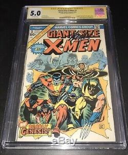 Giant Size X-men 1 Cgc 5.0 Signed By Stan Lee