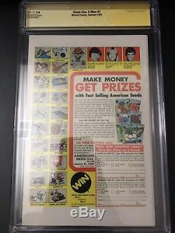 Giant Size X-men 1 Cgc 5.0 Signed By Stan Lee