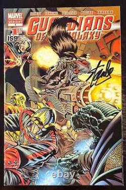 Guardians Of The Galaxy #1 Signed By Stan Lee With Photo