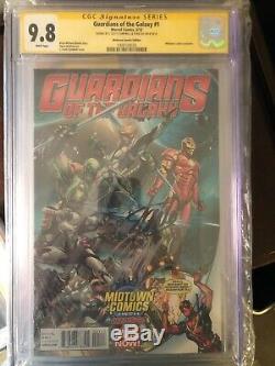 Guardians of the Galaxy #1 CGC 9.8 Signed Stan Lee, Midtown Comics Exclusive