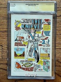HOT Amazing Spider-man 129 Marvel 1974 CGC 9.2 SS 1st Punisher Signed Stan Lee