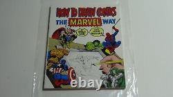 How to Draw Comics the Marvel Way by John Buscema & Stan Lee (Signed) Fire Side