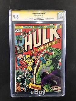 Incredible Hulk #181 CGC 9.6 1st Full Appearance Wolverine SIGNED STAN LEE