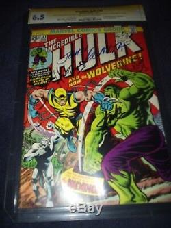 Incredible Hulk #181 Cgc Ss 6.5 Signed Stan Lee+ Romita+trimpe+ Sketch Rare! Wow