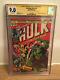 Incredible Hulk #181 Vol 1 CGC 9.0 SS Signed by Stan Lee