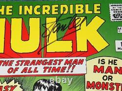 Incredible Hulk #1signed Stan Leemarvelmexicocoagreen Metallic Variantrare