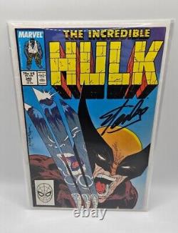 Incredible Hulk #340 Signed by STAN LEE Key Issue Comic Book Marvel Classic