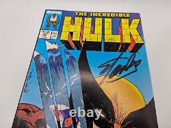 Incredible Hulk #340 Signed by STAN LEE Key Issue Comic Book Marvel Classic
