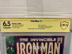 Iron Man #1 verified signed Stan Lee CBCS 6.5 Marvel Comic 1968