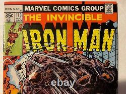 Iron Man #113, signed by Stan Lee with COA from P. A. A. S