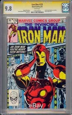 Iron Man #170 CGC 9.8 SS Signed by Stan Lee 1st Full James Rhodes as Iron Man