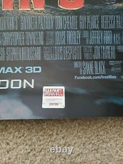 Iron Man 3 27x40 Cast Signed Movie Poster #38/50 (Stan Lee signed)