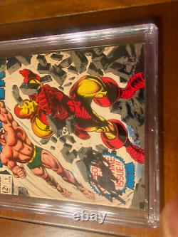 Iron Man And Sub-mariner #1 4/68 Cgc 8.5 Ss Stan Lee! Super Nice Signed Key