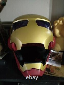Iron Man Helmet Stan Lee Signed OLD SCHOOL Fullsize Helmet Coa Dna