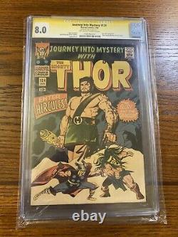 JOURNEY INTO MYSTERY #124 CGC 8.0 SS Stan Lee Signed Only 8 SS Copies Higher