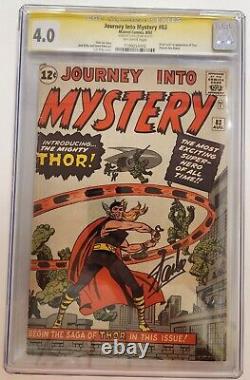 Journey Into Mystery #83 1962 Cgc 4.0 Signature Signed Stan Lee! 1st Thor