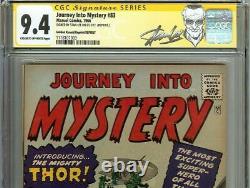 Journey Into Mystery #83 CGC 9.4 1966 1st Thor! Stan Lee Signature signed 113 cm