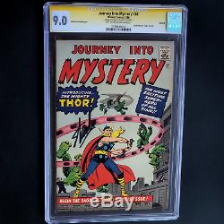 Journey Into Mystery #83 Signed Stan Lee Cgc Ss 9.0 Golden Record Reprint