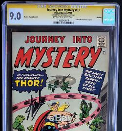 Journey Into Mystery #83 Signed Stan Lee Cgc Ss 9.0 Golden Record Reprint