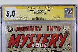 Journey into Mystery #85 1st Loki Asgard 3rd Thor CGC 5.0 SS Signed Stan Lee
