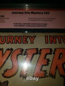 Journey into mystery 83 cbcs 1.5 signed by stan lee and Jack kirby