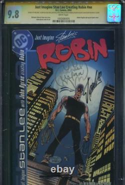 Just Imagine Stan Lee Creating Robin CGC 9.8 SS Signed STAN LEE