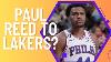 Lakers Sign Paul Reed After Sixers Sign Montezl Harrell