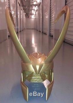 Loki Helmet SIGNED Stan Lee creator Thor Spiderman Marvel hammer shield HULK