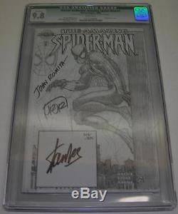 MARVEL AUTHENTIX AMAZING SPIDER-MAN #1 CGC 9.8 QUALIFIED signed by STAN LEE