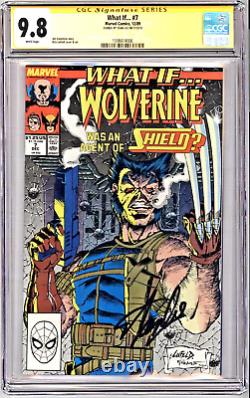 MARVEL COMICS What If. #7 CGC 9.8 SS SIGNED BY STAN LEE What if Wolverine