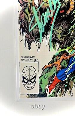 MARVEL T. U. SPIDERMAN AND MAN-THING #122 Stan Lee & Al Milgrom Signed Remark 1/1