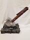 MARVEL THOR'S HAMMER SIGNED By STAN LEE MJOLNIR LIFE SIZE PROP Replica Statue