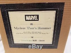 MARVEL THOR'S HAMMER SIGNED By STAN LEE MJOLNIR LIFE SIZE PROP Replica Statue