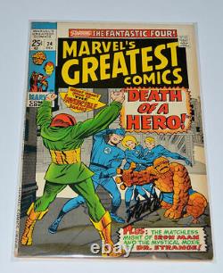 MARVELS GREATEST COMICS #23 Signed STAN LEE Autographed Fantastic Four GIANT