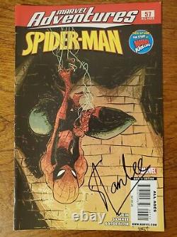Marvel Adventures Spiderman #51 & #57 BOTH SIGNED STAN LEE AUTOGRAPH