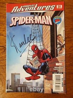 Marvel Adventures Spiderman #51 & #57 BOTH SIGNED STAN LEE AUTOGRAPH