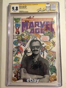 Marvel Age 41 Cgc 9.8 Signed By Stan Lee