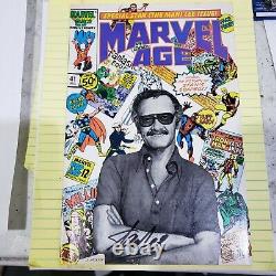 Marvel Age # 41 Signed Boldly Stan Lee