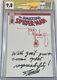 Marvel Amazing Spiderman #1 Signed Stan Lee Sketched Todd McFarlane CGC 9.8 SS