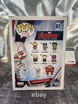 Marvel Avengers Grinning Ultron Funko Pop Signed by Stan Lee with PSA & Protector