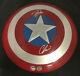 Marvel Captain America Shield Signed By Chris Evans & Stan Lee 12 Inch Shield