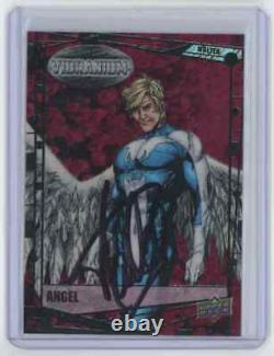 Marvel Cards Angel Signed Autographed By Stan Lee