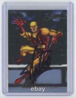 Marvel Cards The Man Without Fear #14 Signed Autographed By Stan Lee