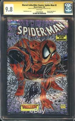 Marvel Collectible Classics Spider-man #1 CGC 9.8 Signed by Stan Lee Mcfarlane