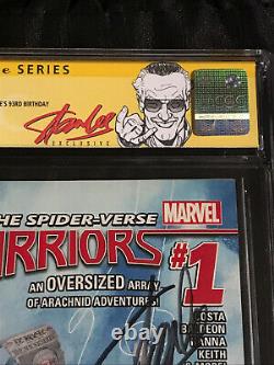 Marvel Comics 2016 Web Warriors #1 CGC 9.8 NM/M with White Page STAN LEE SIGNED