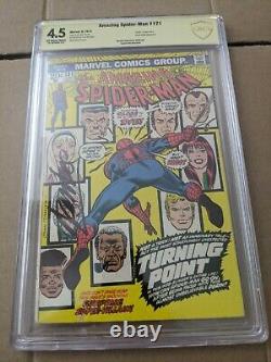 Marvel Comics Amazing Spider-Man #121 CBCS Verified Signatur Stan Lee Signed 4.5