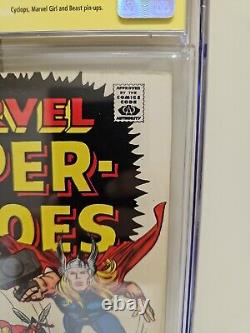 Marvel Comics Marvel Super -Heroes Vol 1 #21 1969 Signed Stan Lee